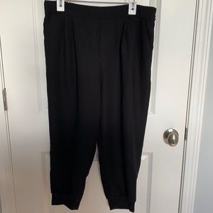 Gap black Jogger style trousers, size Large Petite